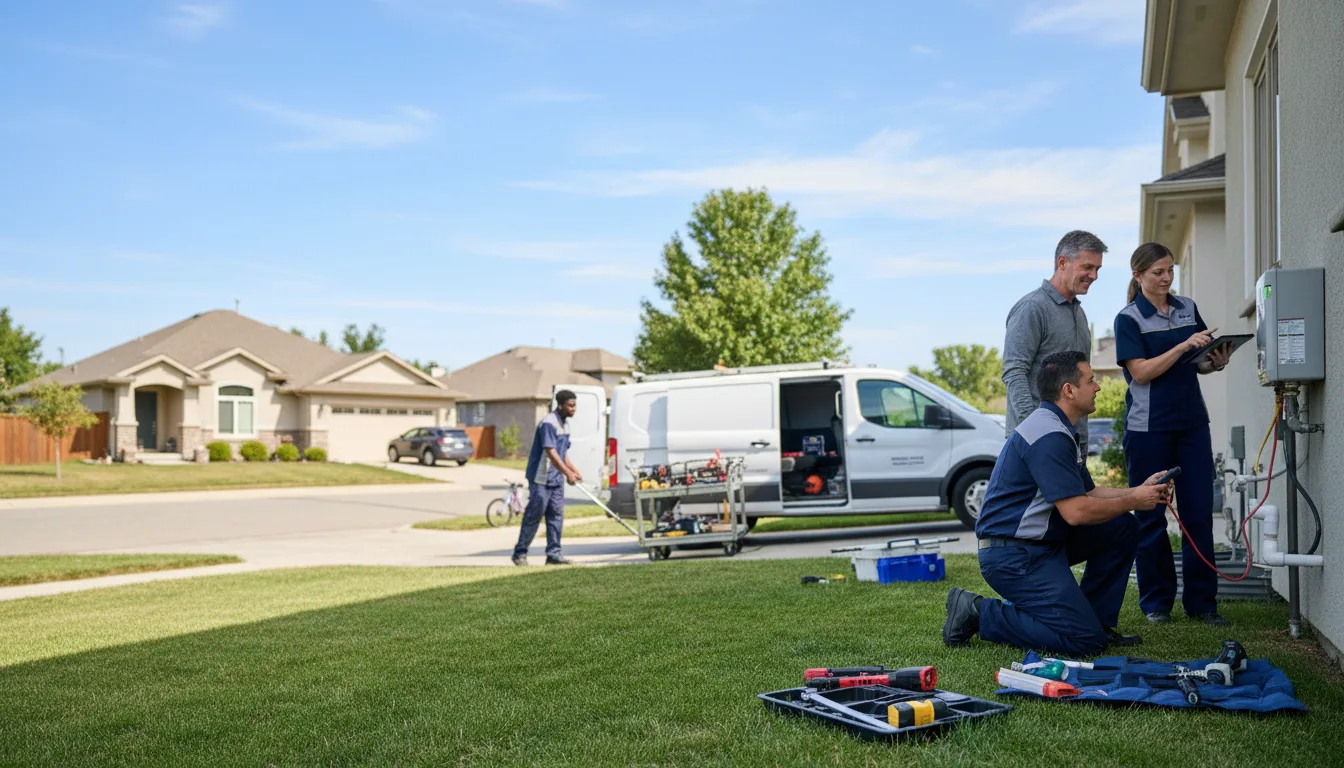 Tankless water heater service in Golden City, MO